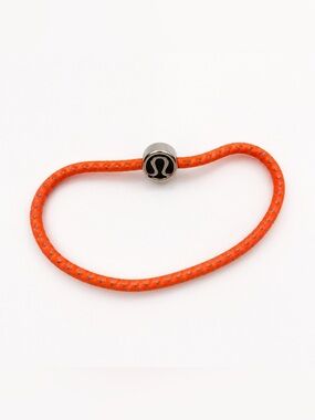 lululemon athletica Olive and White Headband Bundle with Coral Reflective Rope